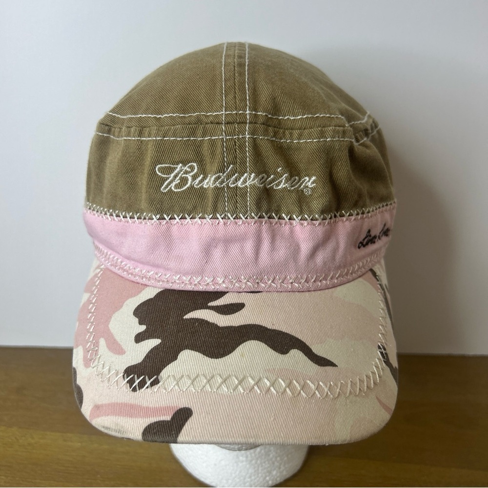Pink and Tan Camouflage Hat - Picture 2 of 7